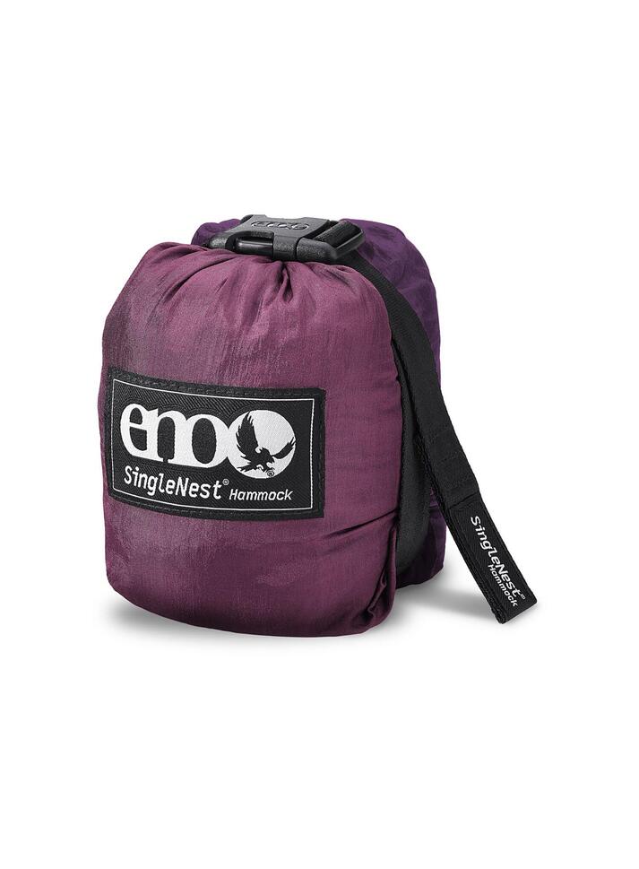 Hamak rowerowy ENO SingleNest Hammock - berry/plum