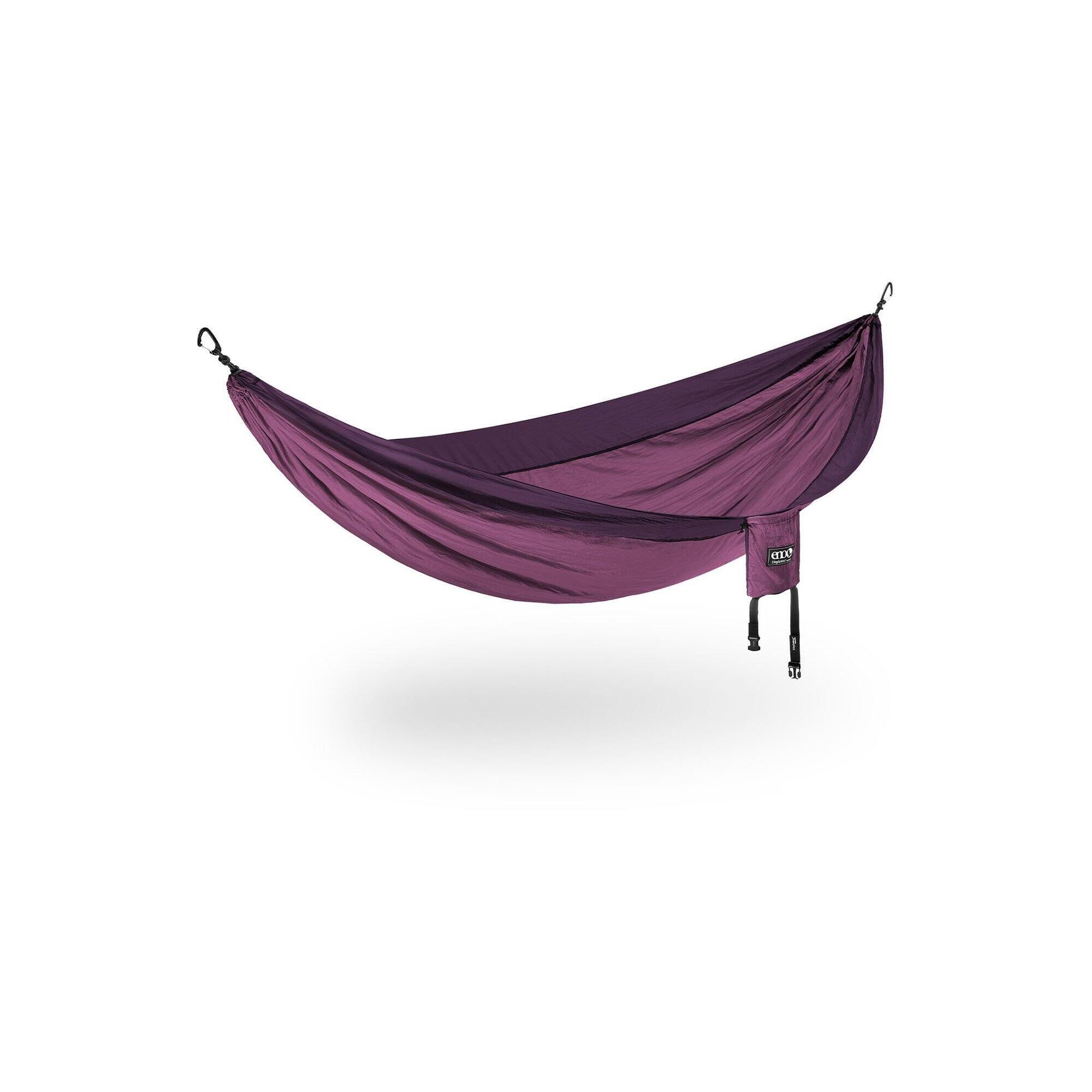 Hamak rowerowy ENO SingleNest Hammock - berry/plum