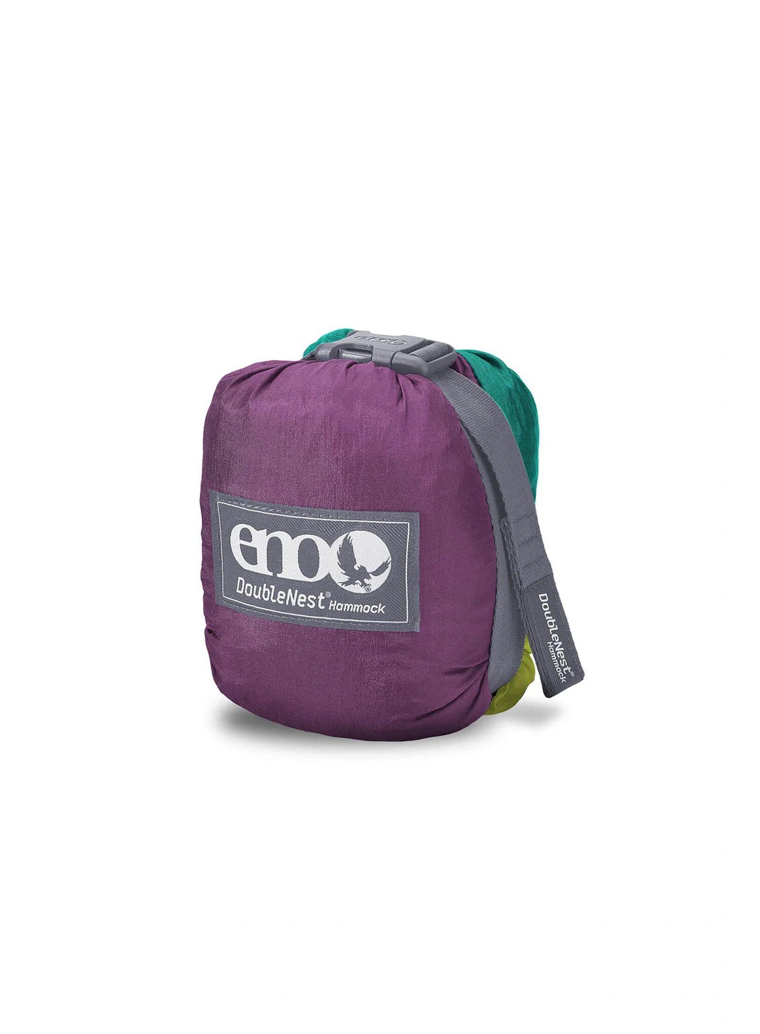 Hamak turystyczny ENO DoubleNest Hammock - seafoam/berry/melon 3/7