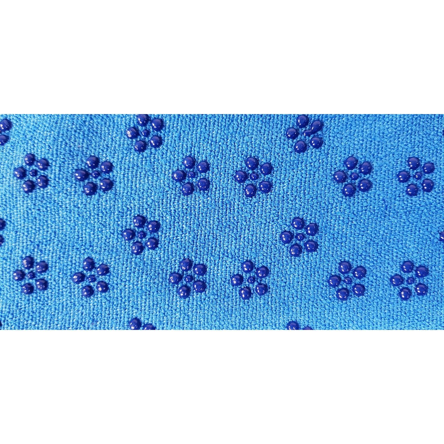Tunturi Non-Slip Yoga Towel 183x63 cm Blue with Bag 4/7
