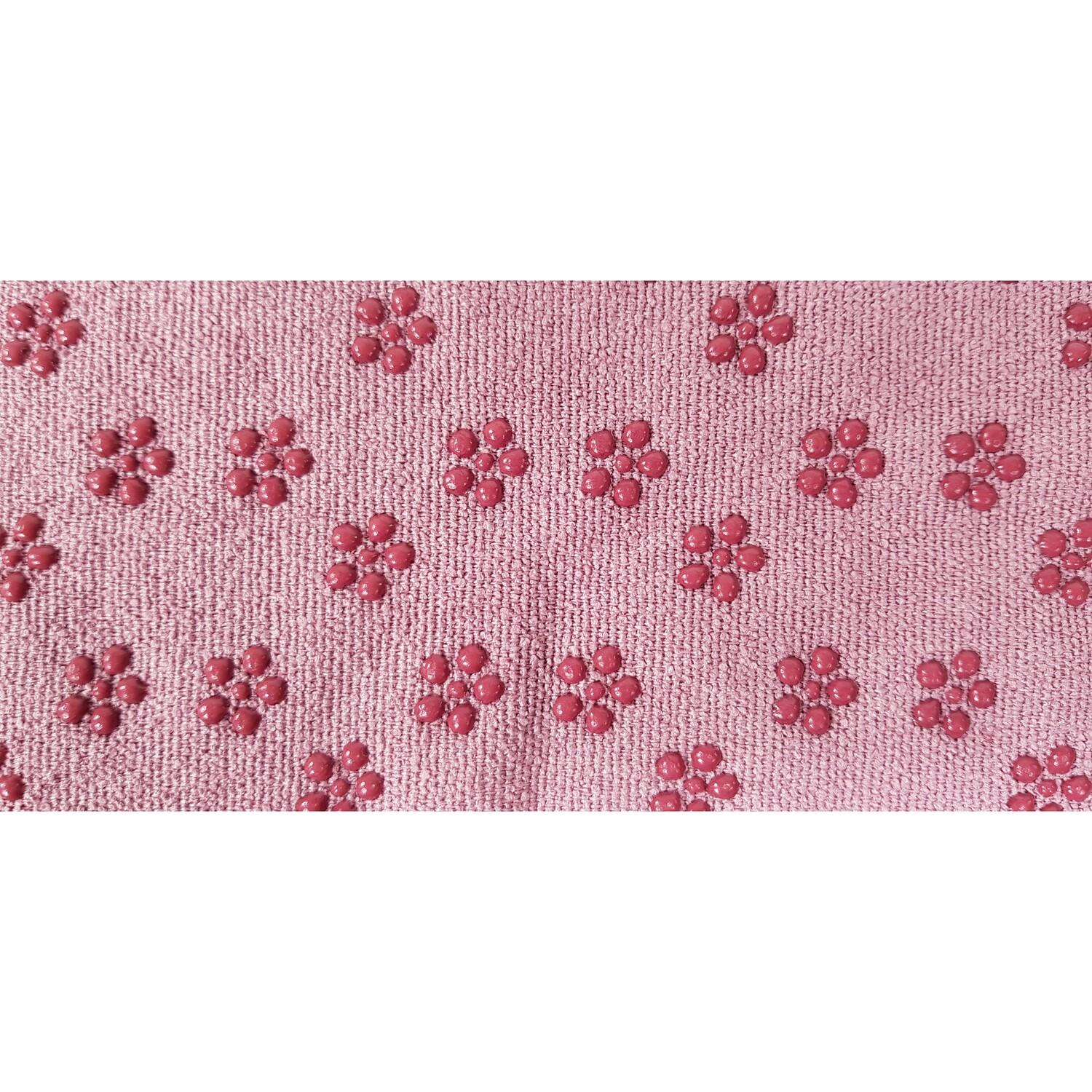Asciugamano da Yoga Tunturi 183x63 cm antiscivolo rosa con borsa 4/7