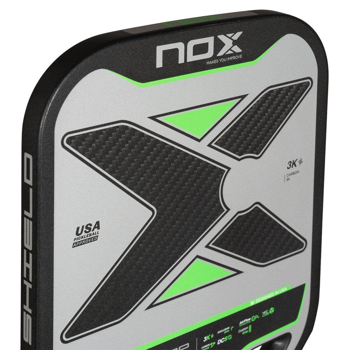 RAQUETE DE PICKLEBALL PRO SHIELD 3/7