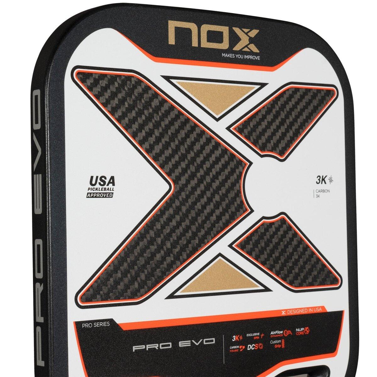 Nox Pro Evo 3K Pickleball Racket voor Professionele Spelers 3/5