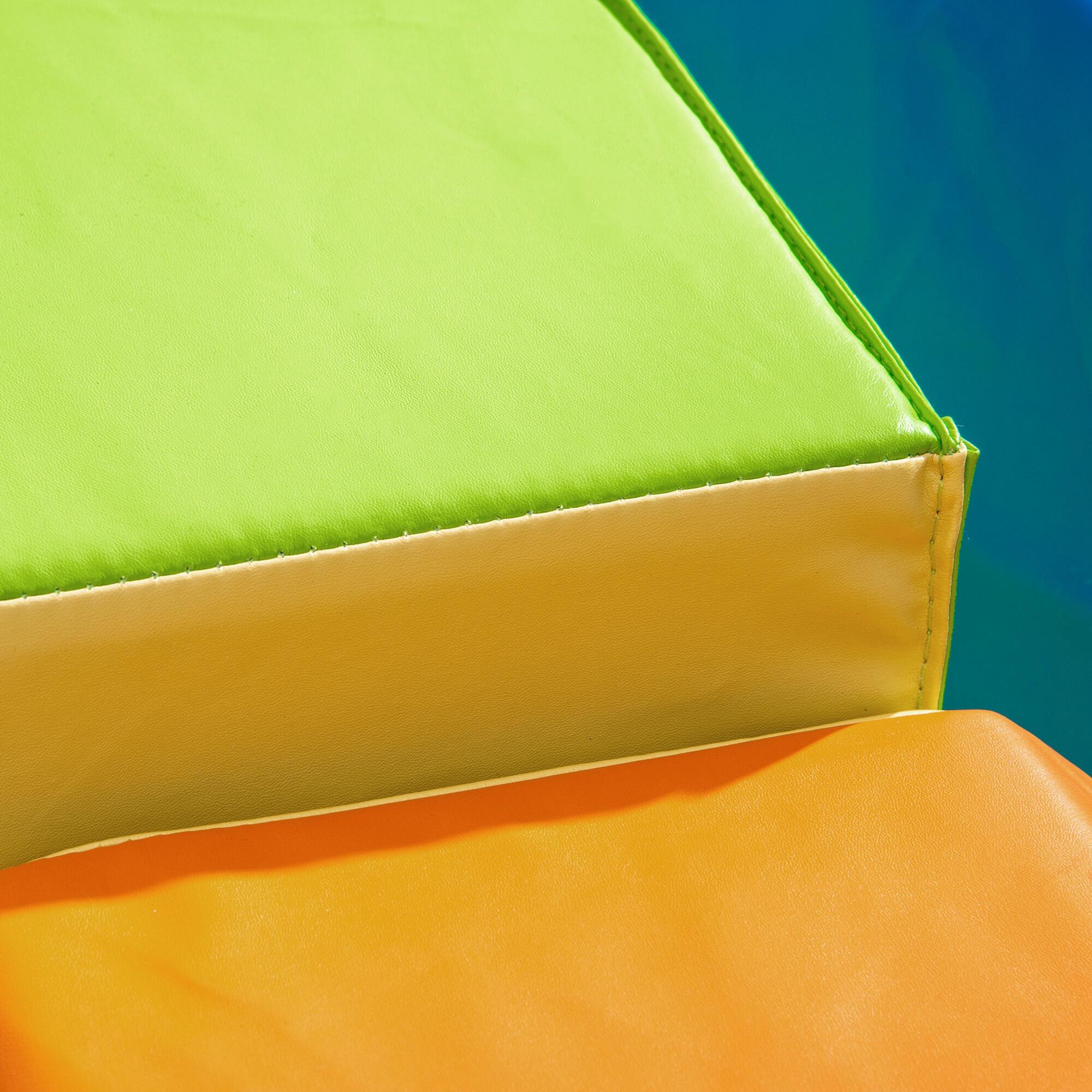 Bloques de Espuma HOMCOM 48x19x48 cm Multicolor 5/7