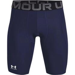 Short de compression Long Under Armour Heatgear 3.0 Bleu marine