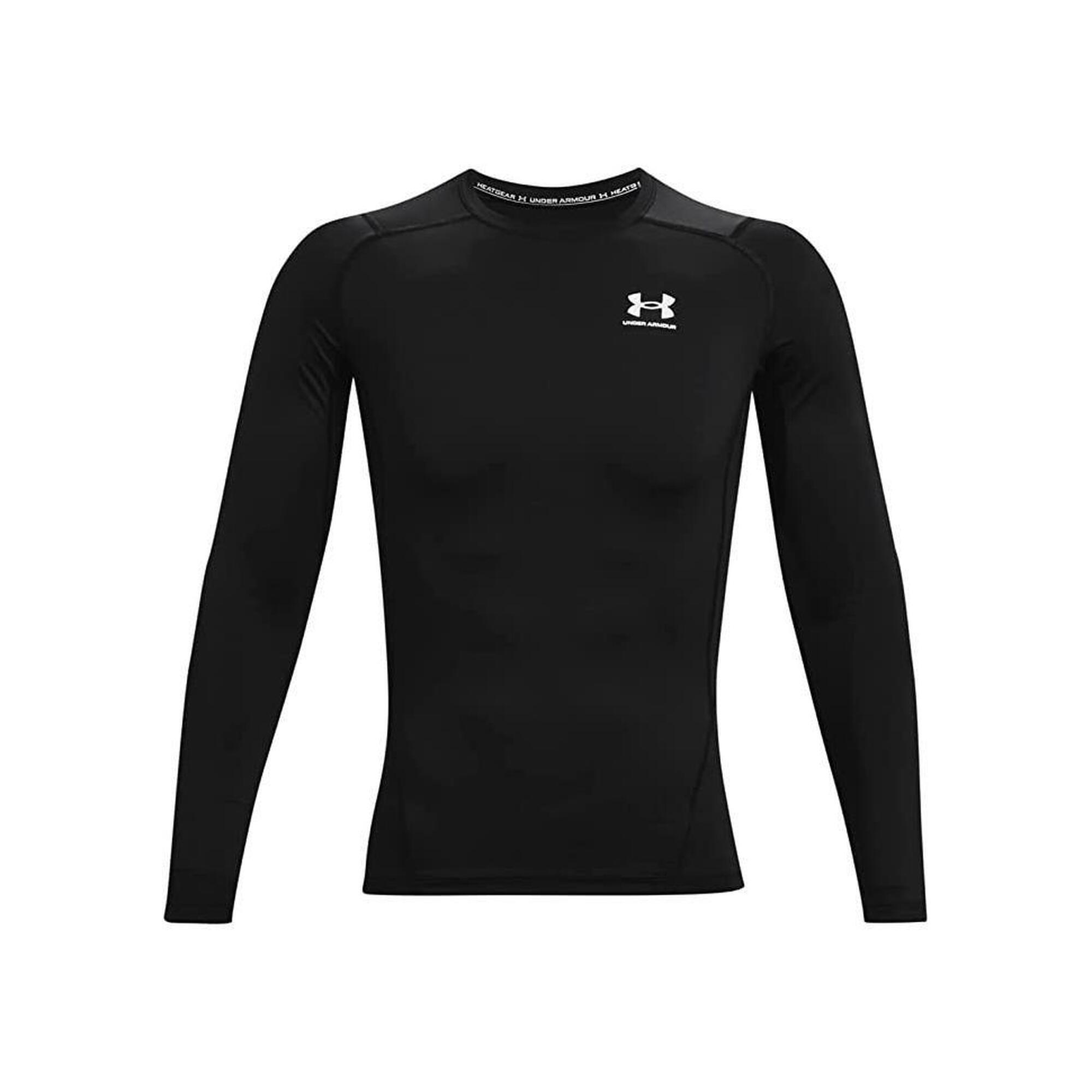 Under Armour - Maillot De Compression À Manches Longues Under Armour Heatgear Noir Pour Homme - Maillot Manches Longues - Blanc|noir - 56 3xl - Decathlon