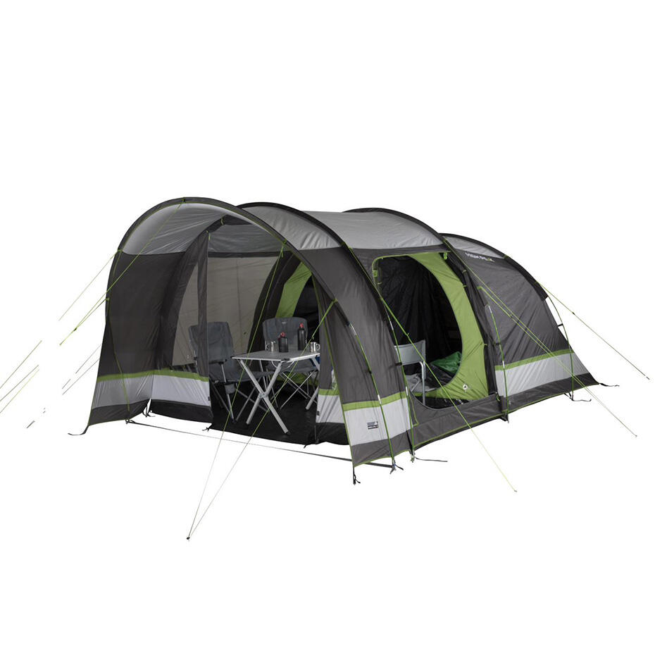 Tenda túnel High Peak Brixen 4.0, piso cosido, altura livre de 1,9 m,impermeável 4/8