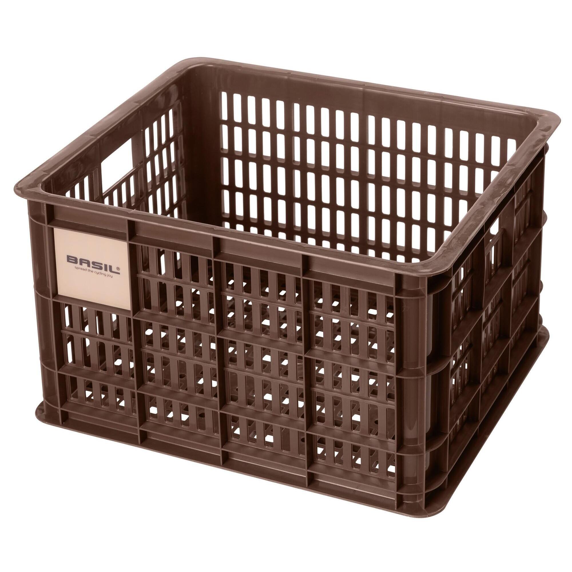 Skrzynia Rowerowa Z Recyklingu Crate M 29,5 Litra 35 X 45 X 25 Cm - Brązowa