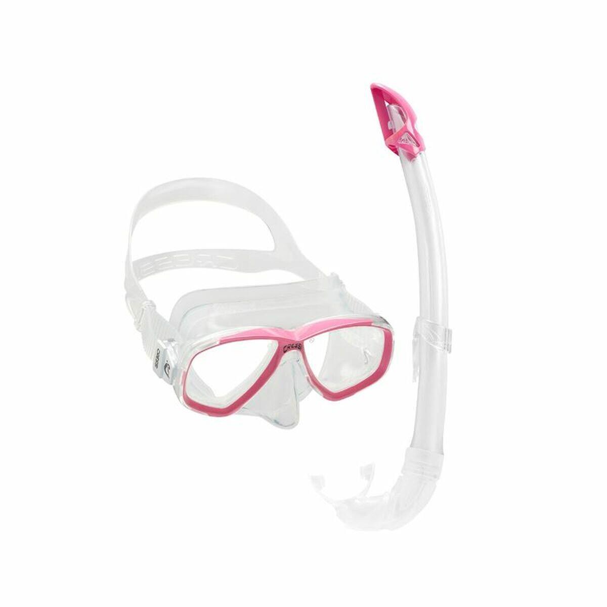 Occhialini da Snorkeling e Boccaglio Cressi PERLA MEXICO Adulti 3/5