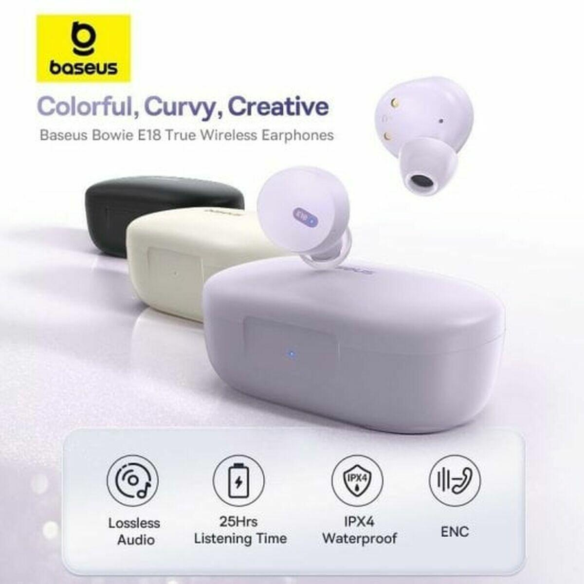 Hoofdtelefoon met microfoon Baseus A00023800223-00 Bluetooth 3/7