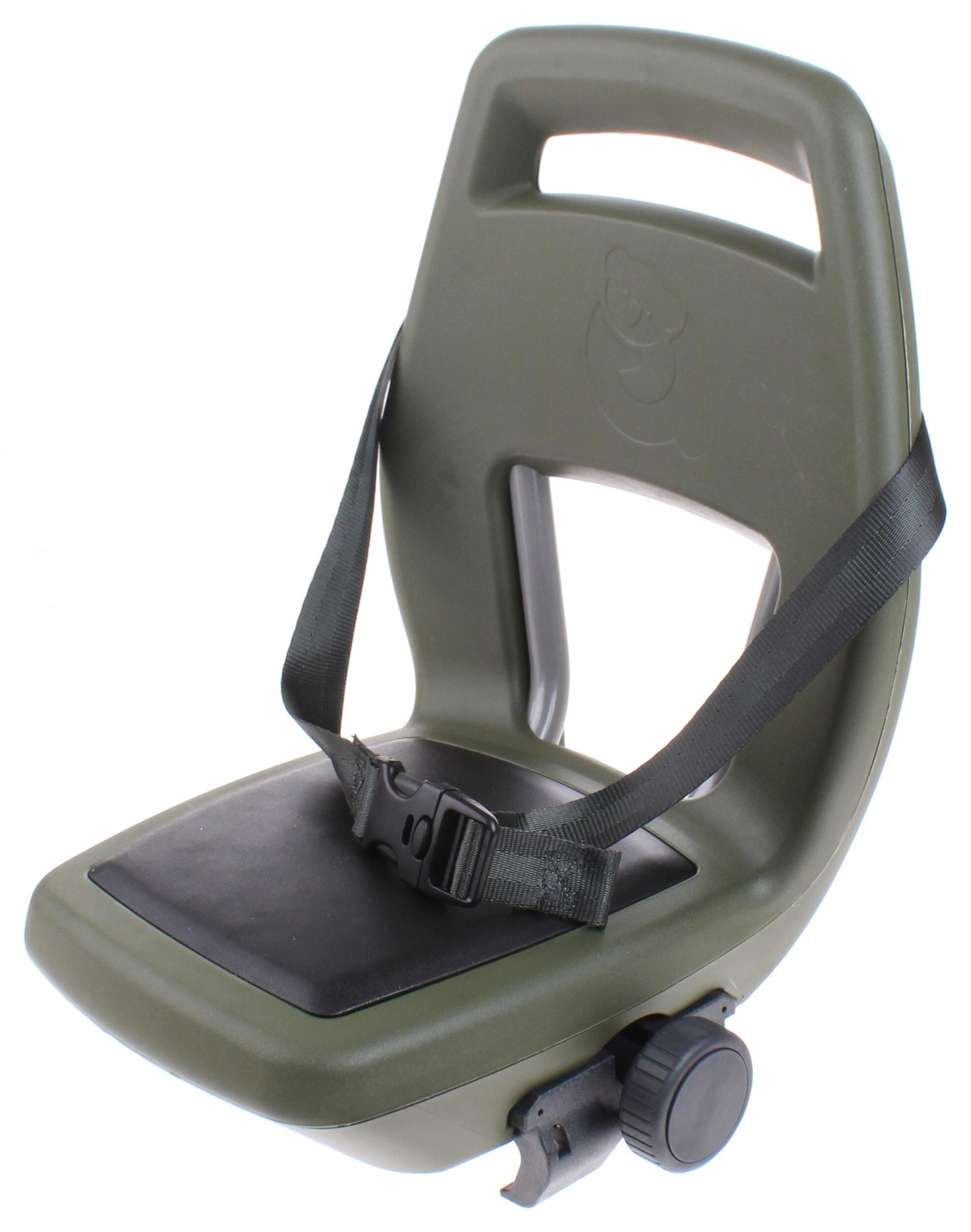 Kinderzitje achter 6+ Junior Groen/Zwart - voetsteunen - gordel 2/4