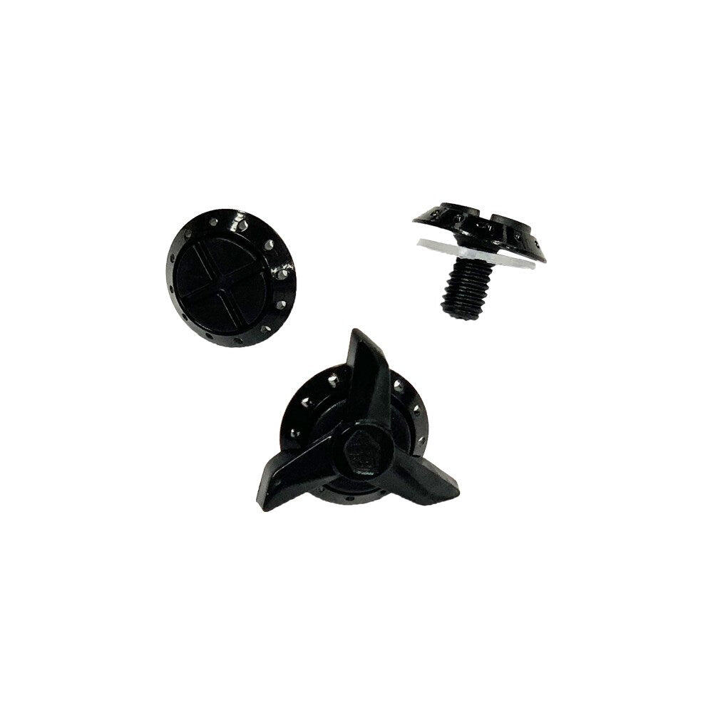 TLD 24.2 D4 / STAGE VISOR SCREW SET BLACK