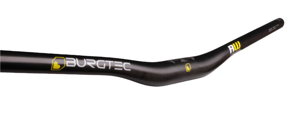 Burgtec Ride Wide UD Carbon Enduro 35mm 800mm Rise:30mm Handlebar Black
