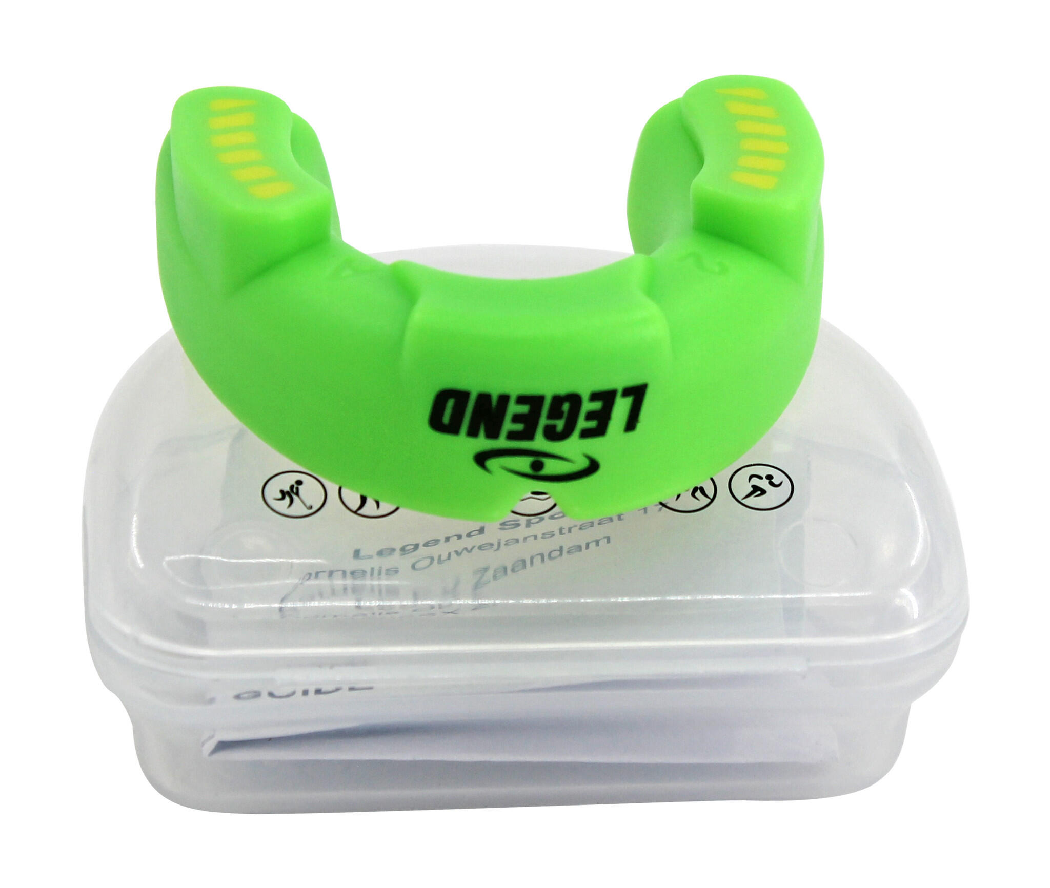 Anti Shock Gebitsbeschermer Heren/Dames Groen - Hoogste kwaliteit - Triple Layer 3/5