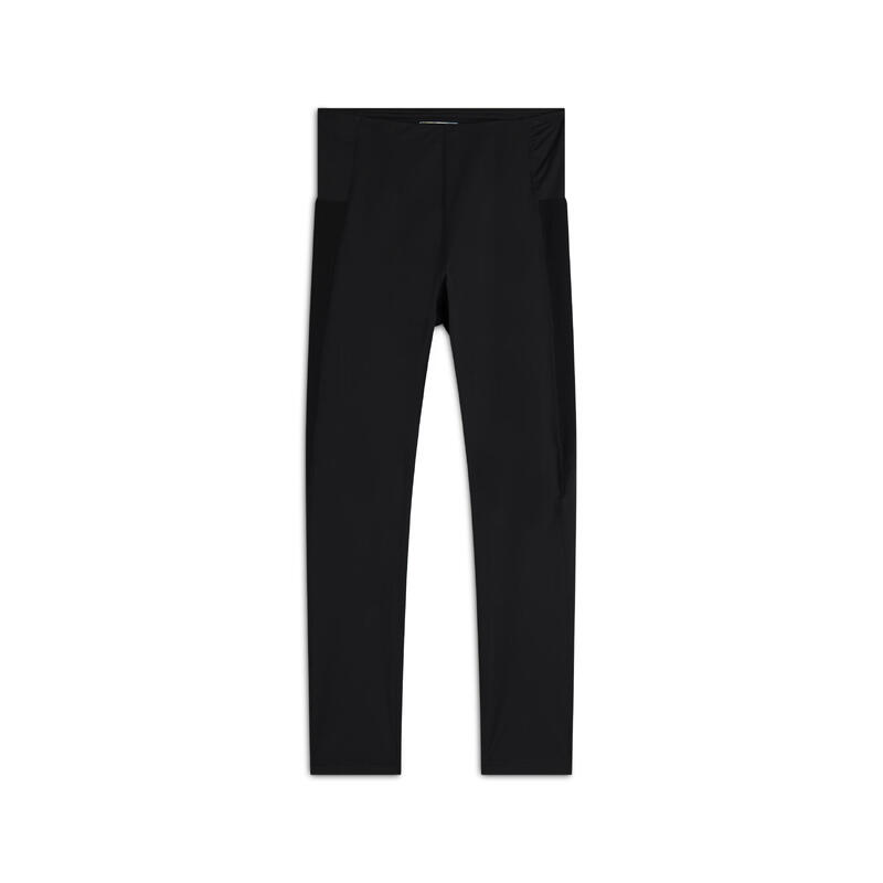Legging sportif 7/8 à taille haute avec empiècements côtelés