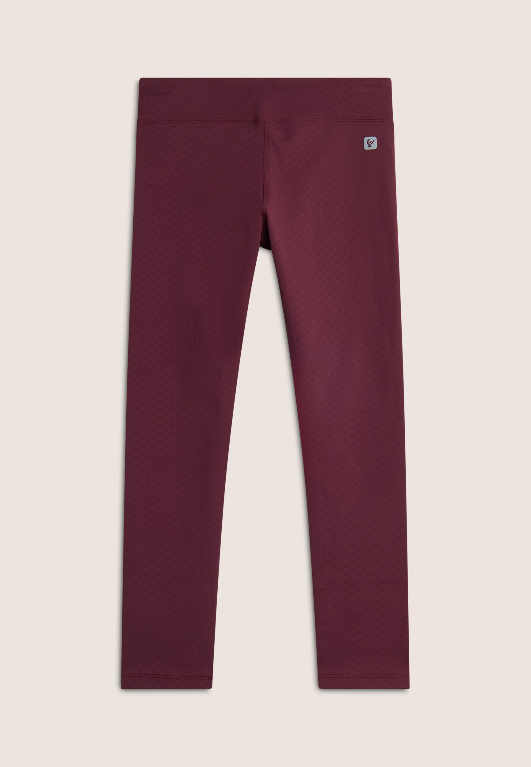 Legging de sport 7/8 à taille haute en tissu à carreaux 2/3