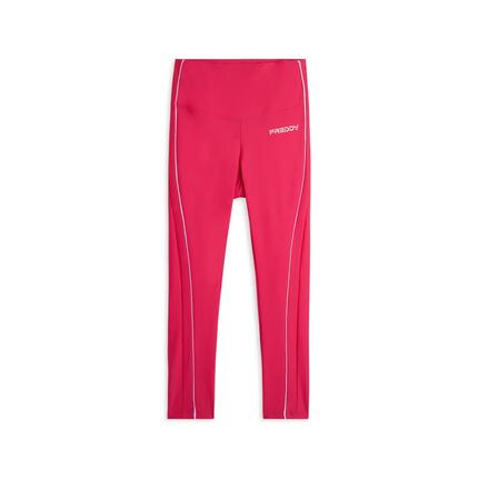 Legging 7/8 à taille haute avec rebords contrastés