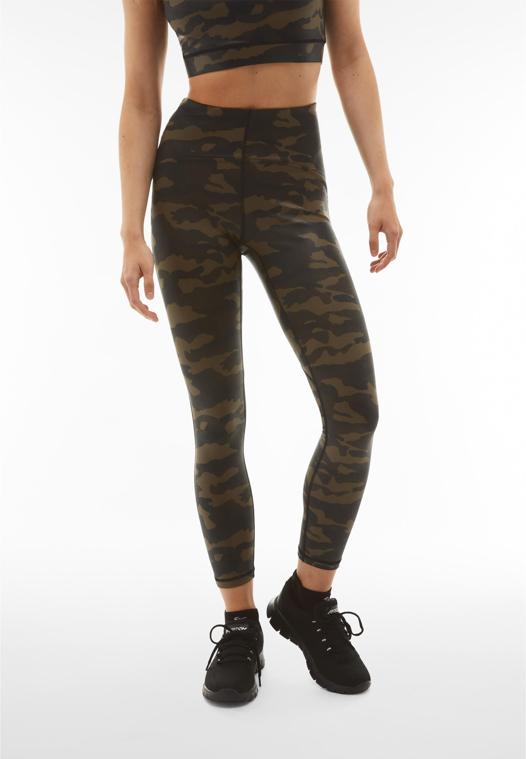 Leggings SuperFit 7/8 vita super alta stampa camouflage 2/5