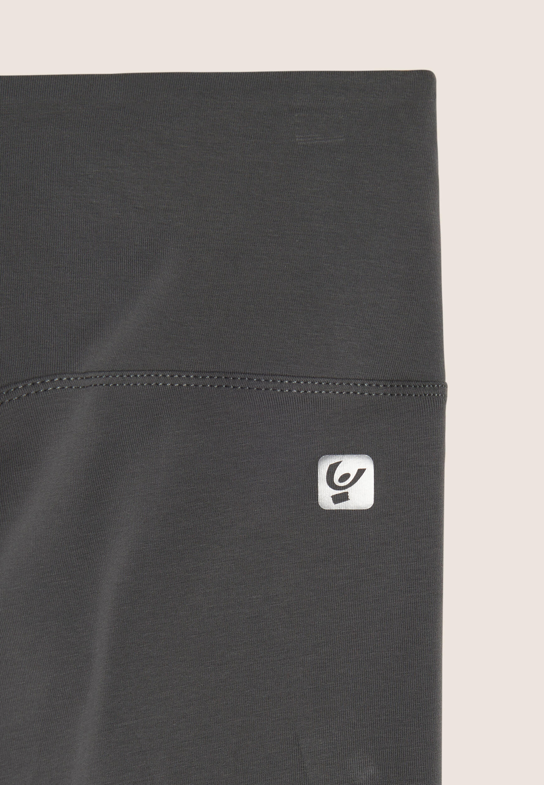 Leggings in cotone con vita alta e carré a cuore 3/3