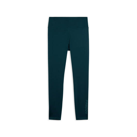 Legging 7/8 à taille haute avec logo pailleté au bas
