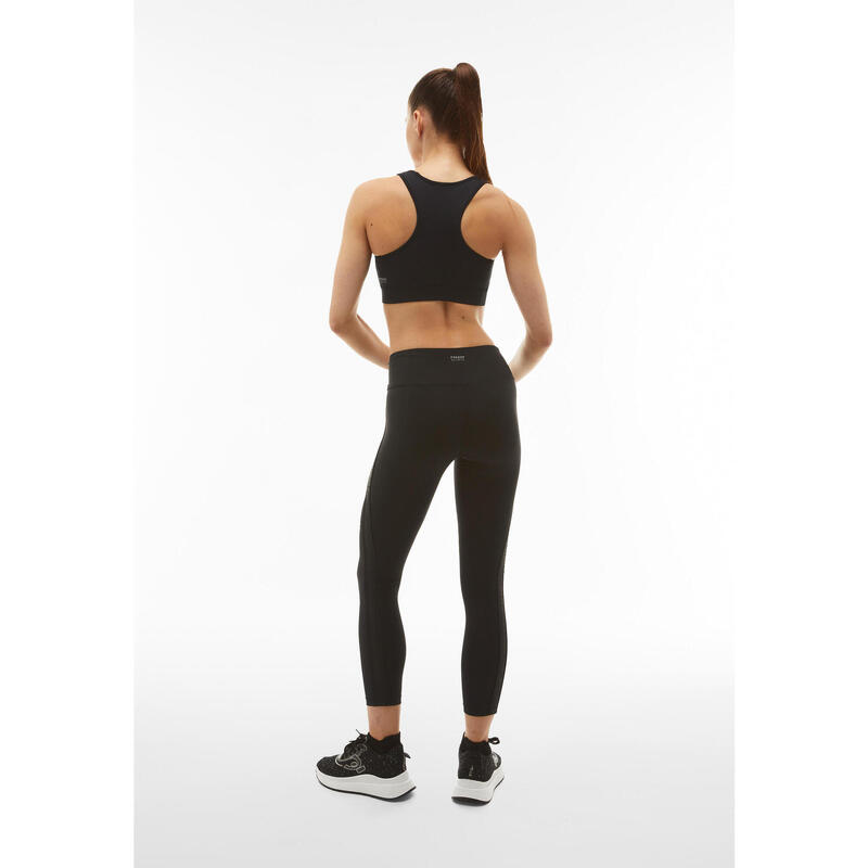 Leggings SuperFit 7/8 avec ruban griffé et inserts en maille