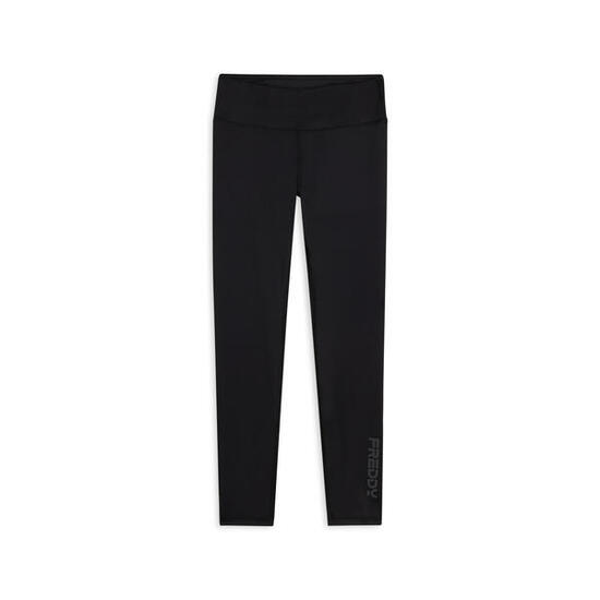 Legging 7/8 à taille haute avec logo pailleté au bas