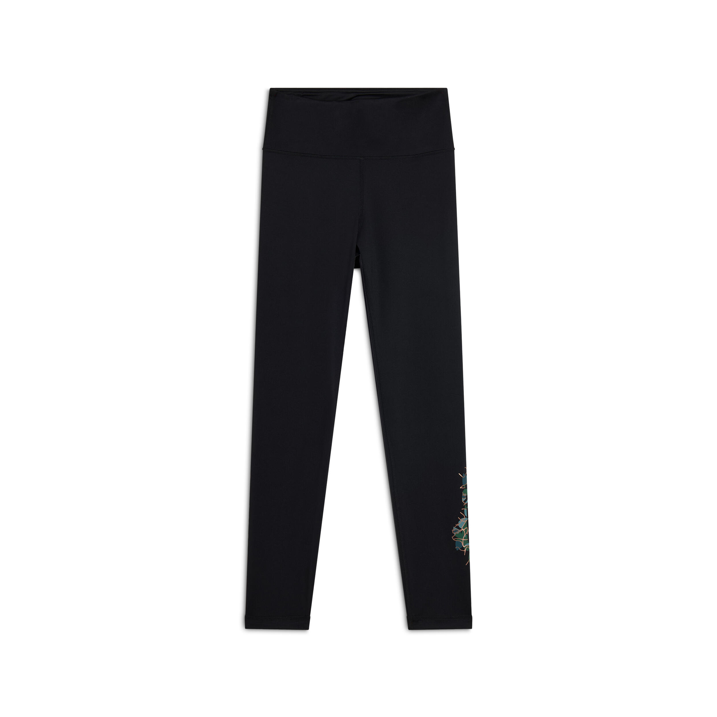 FREDDY Leggings 7/8 vita alta in tessuto tecnico con logo floreale