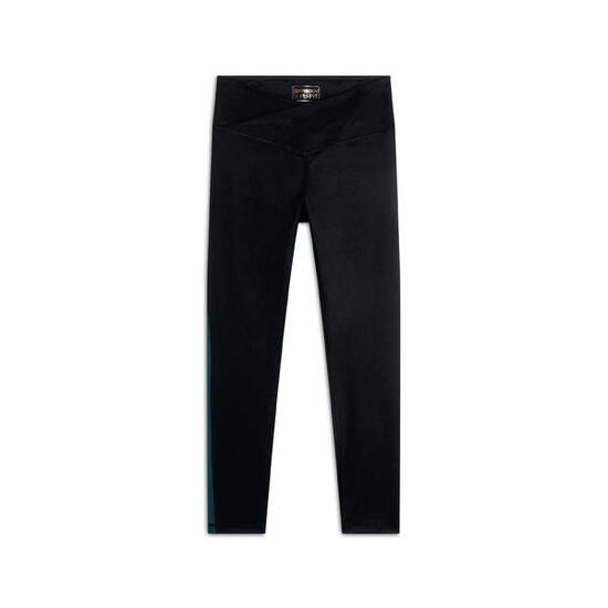 Legging 7/8 en tissu technique avec taille haute croisée