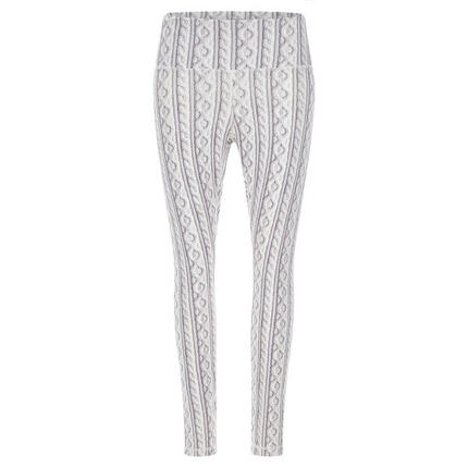 Legging 7/8 taille super haute avec imprimé photographique en tricot