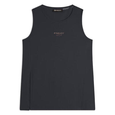 Canotta Regular Fit con Apertura Laterale