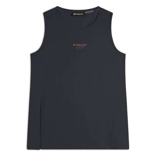 Canotta Regular Fit con Apertura Laterale