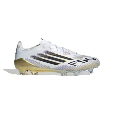 Adidas f50 elite fg voetbalschoenen met noppen – wit en goud