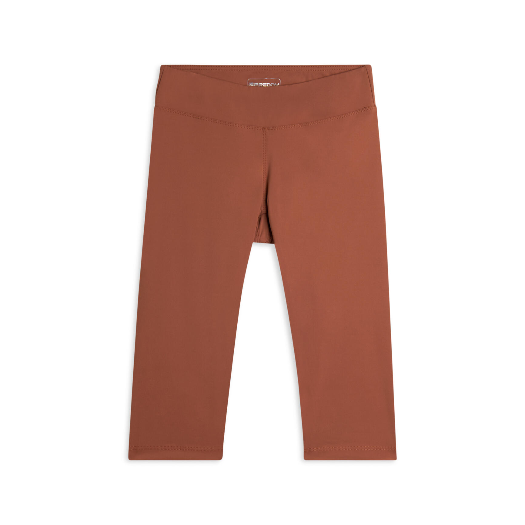 Freddy - Legging Corsaire Taille Classique En Tissu Technique Léger - Legging - Marron - 40 M - Decathlon
