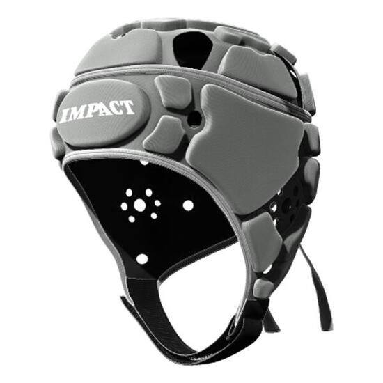 Casque de rugby pour adulte Impact Gris clair