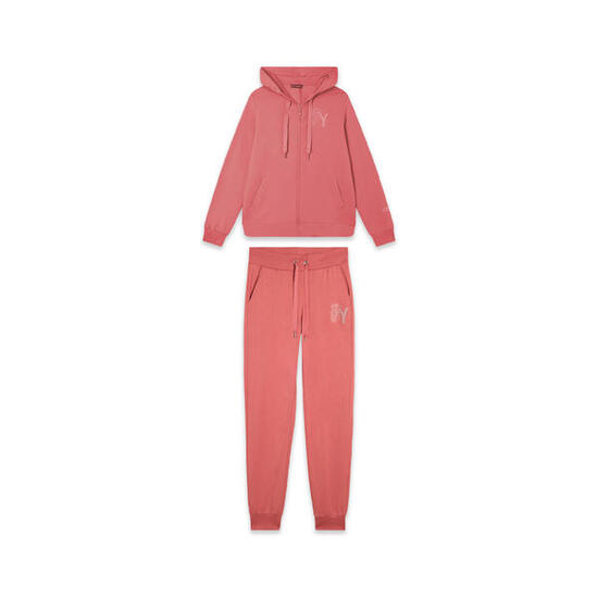 Survêtement pour femmes en molleton de coton modal avec fermeture à glissière et