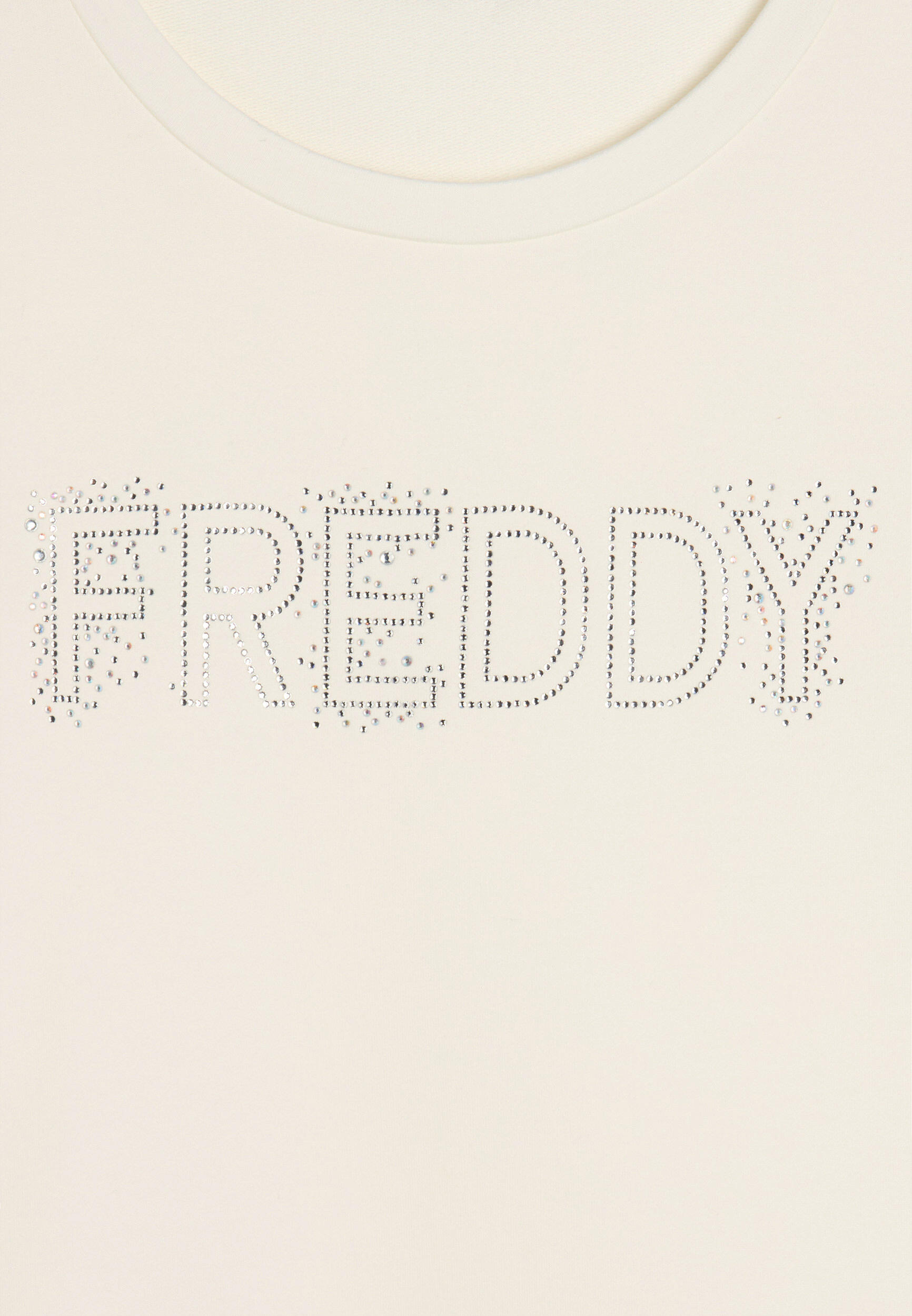 Felpa girocollo con Logo FREDDY in Strass 3/3