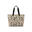 Shopping bag en toile à imprimé animal avec fermeture à glissière