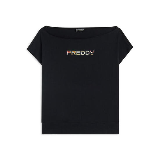 Felpa Senza Maniche con Scollo Ampio