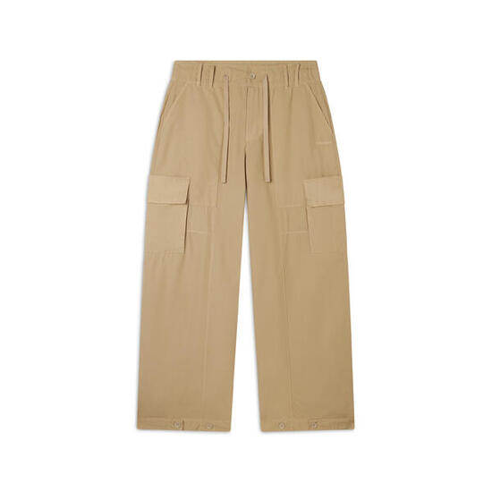 Pantaloni Cargo in popeline con fondo regolabile