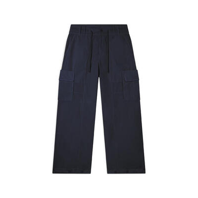 Pantaloni Cargo in popeline con fondo regolabile