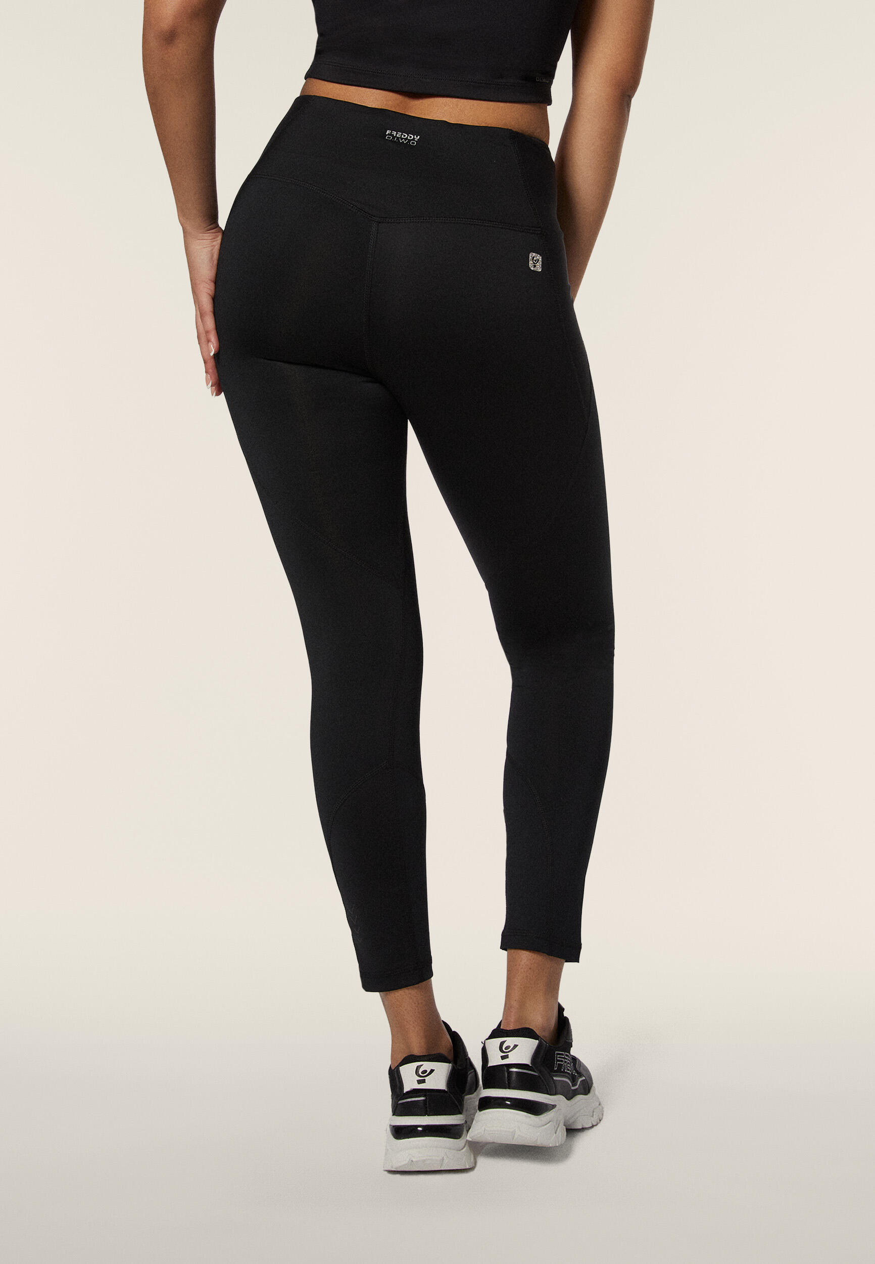 Legging 7/8 small logo extensible femme Freddy Evolution Superfit 3/5