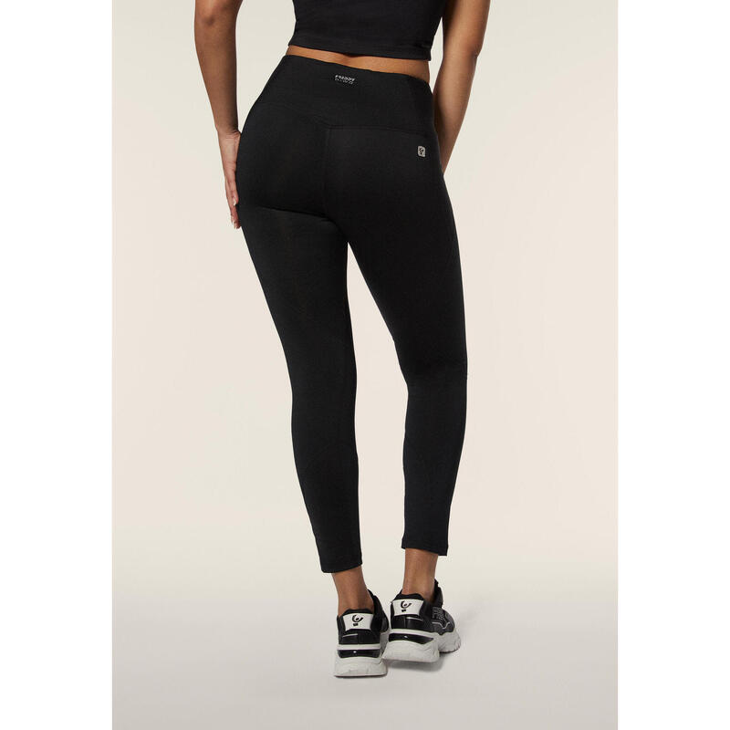 Leggings galbant SuperFit en tissu recyclé avec passepoil