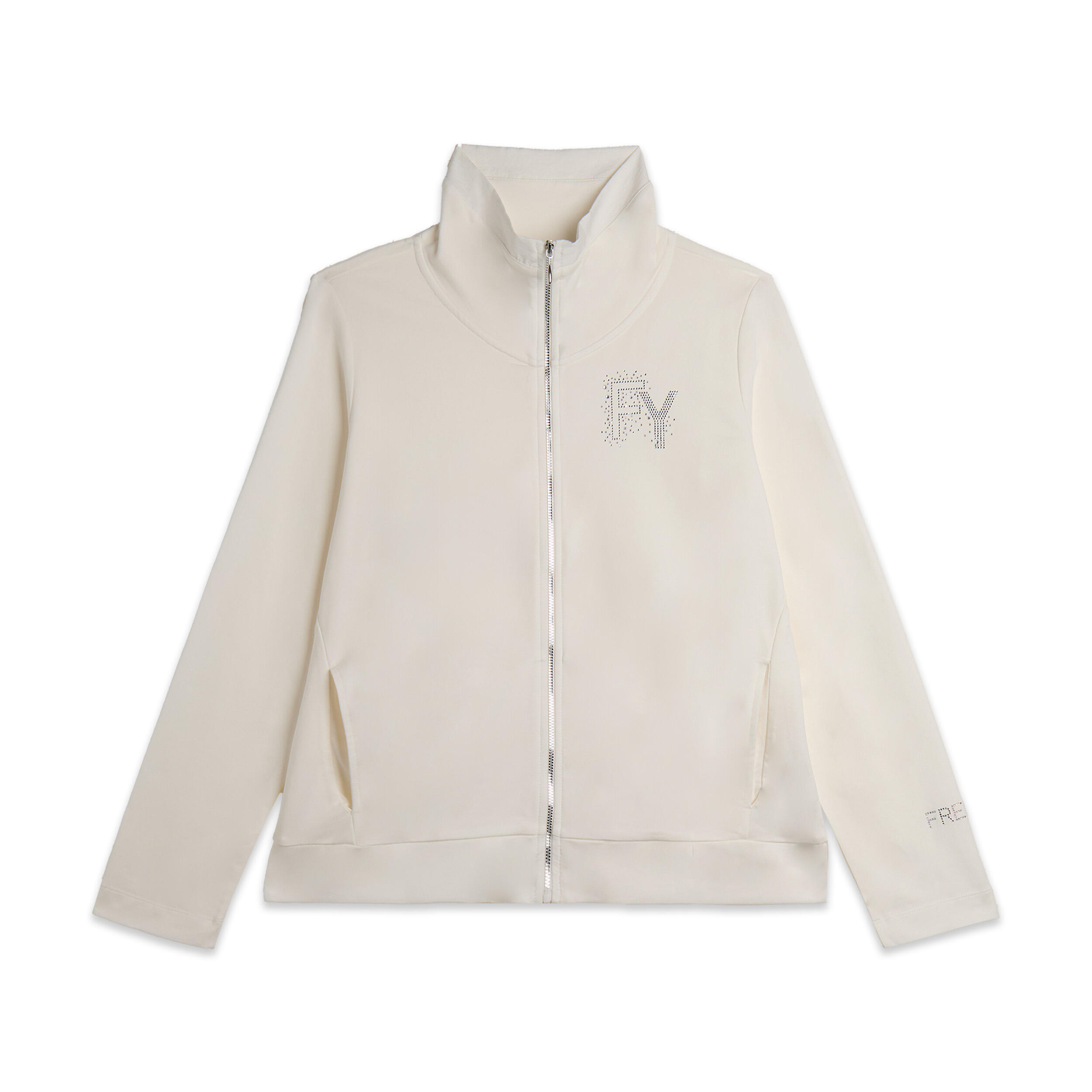 Freddy - Sweat-shirt Zippé Et À Col Montant Avec Détail Effet De Soie - Sweat Zippé - Blanc - 48 Xl - Decathlon