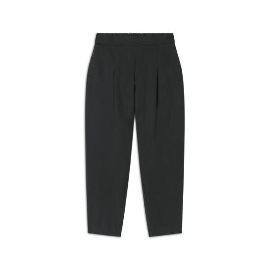Pantaloni in Twill di Lyocell lunghezza cropped