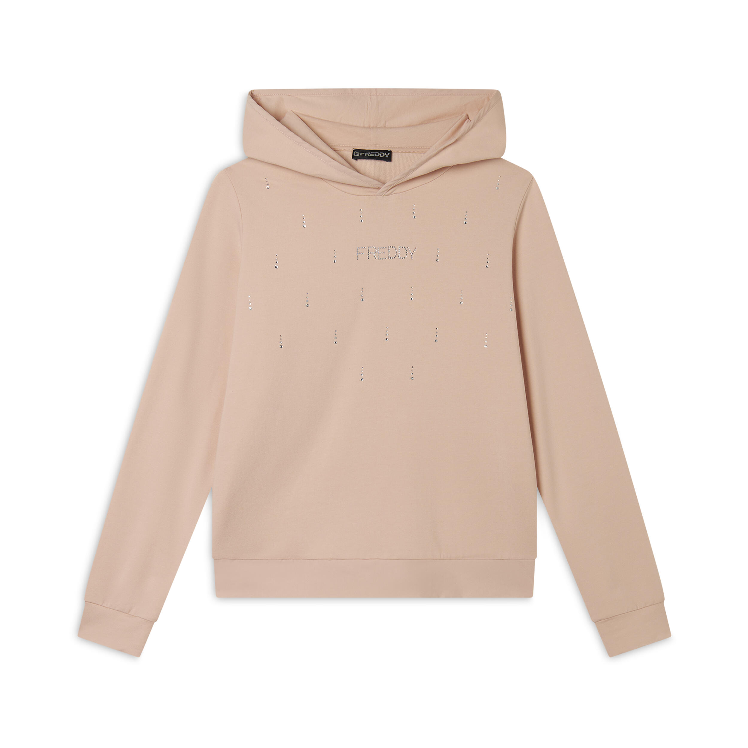 FREDDY Felpa con Cappuccio decorata da Strass