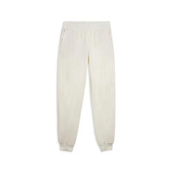 Pantalon de sport en molleton de viscose avec ourlet à revers