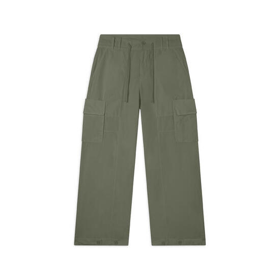 Pantaloni Cargo in popeline con fondo regolabile