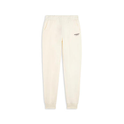 Pantaloni Regular Fit in French Terry con Polsini in Costina