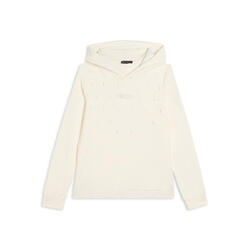 Sweat-shirt à capuche orné de paillettes