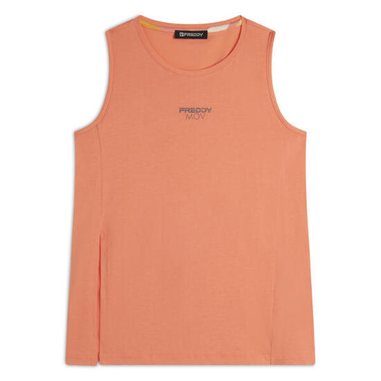 Canotta Regular Fit con Apertura Laterale